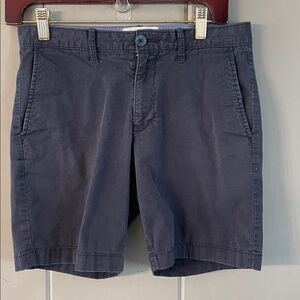 Penguin Munsingwear Shorts Chino Bermuda Cotton Navy Blue Youth 28 Preppy